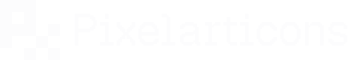 Pixelarticons logo in white