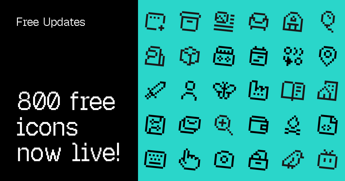 v2 — 800 Free Icons & New React Components