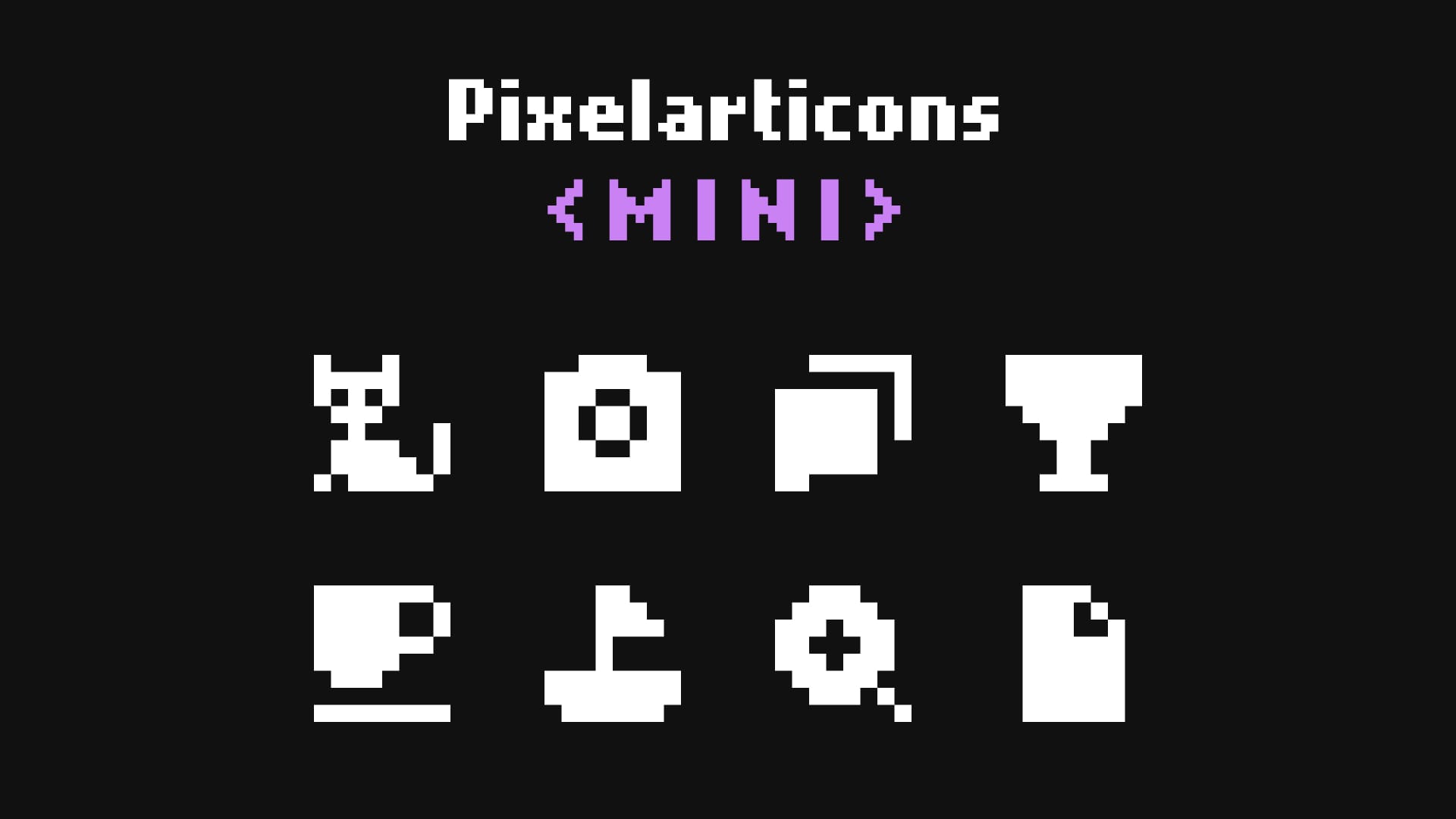 Pixelarticons Mini cover